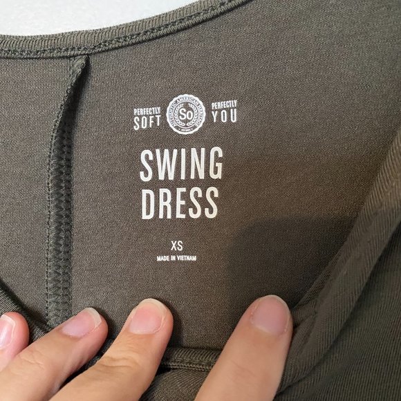 SO Swing Dress with Cute Lace Up Detail - Picture 3 of 4